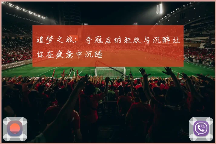 追梦之旅：夺冠后的狂欢与沉醉让你在疲惫中沉睡